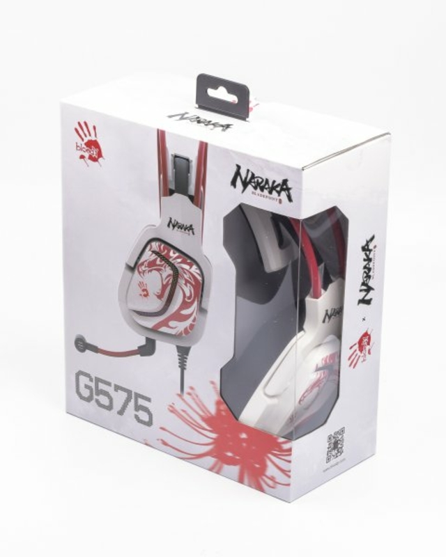 Гарнітура ігрова Bloody G575 (Naraka) з мікрофоном, Hi Fi, 7.1 віртуальний звук, RGB підсвічування, USB, numer zdjęcia 8
