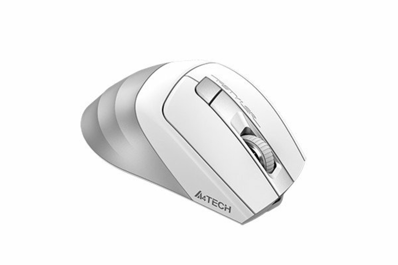 Миша бездротова A4Tech Fstyler FB35CS (Icy White),  USB, колір крижано-білий, фото №4