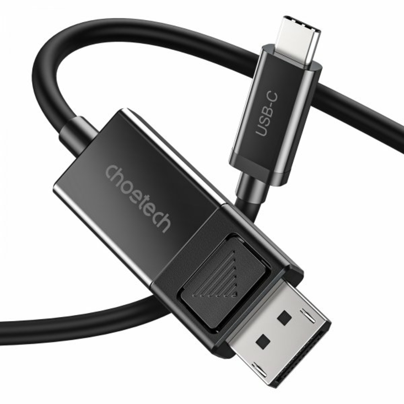 Кабель Choetech XCP-1803-BK, USB-C на DisplayPort, 1,8м, фото №3