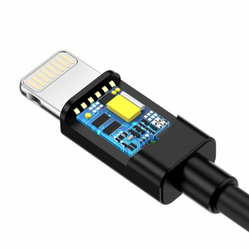 Кабель Choetech IP0026-BK, USB 2.0 А-тато/Lightning, 1.2 м., фото №5