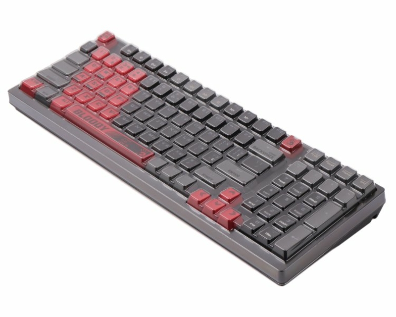 Механічна клавіатура A4Tech Bloody S98, червоні світчі, RGB підсвічування клавіш, USB, чорно-червоний, фото №4