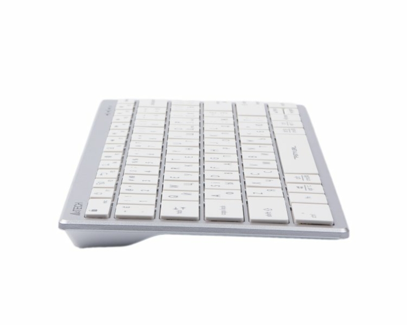 Клавіатура A4Tech FX51 USB (White) Fstyler дротова з ножичним перемикачем, USB, білий колір, фото №3