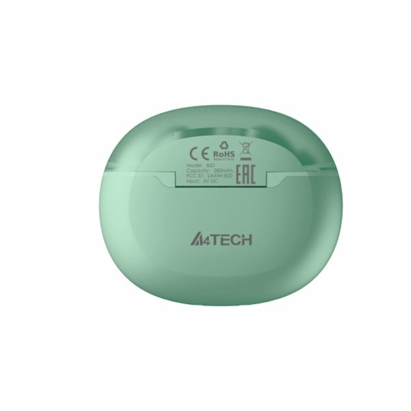 Гарнітура бездротова A4Tech B20 (Mint Green), колір м'ятно-зелений, фото №5