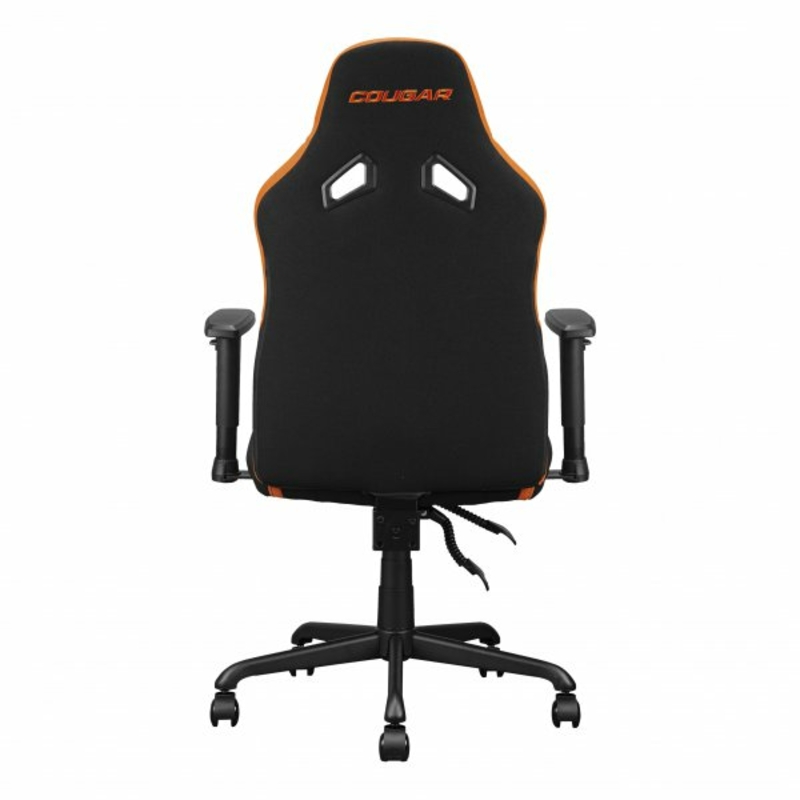 Крісло ігрове Fusion SF, чорний з помаранчевими вставками, фото №6