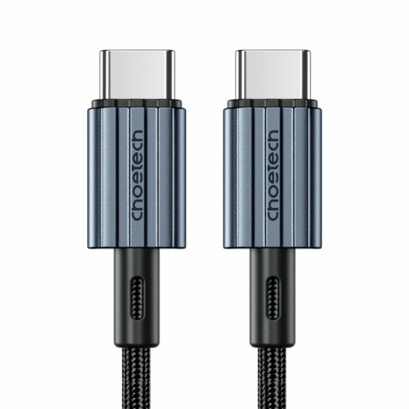 Кабель Choetech XCC-1014-BK, преміум якість USB 2.0 C-тато/C-тато, 1,2 м., фото №2