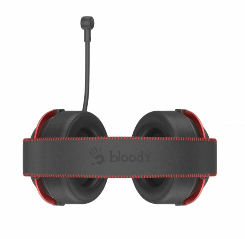 Гарнітура ігрова Bloody M590i (Sports Red)  з мікрофоном, 7.1 віртуальний звук, USB + 4-Pin 3.5 mm, колір чорно-червоний, фото №5