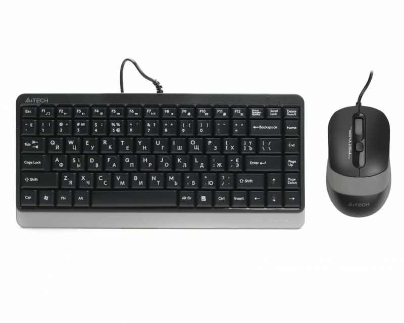 A4Tech Fstyler F1110, комплект дротовий клавіатура з мишою, USB, сірий колір, numer zdjęcia 2