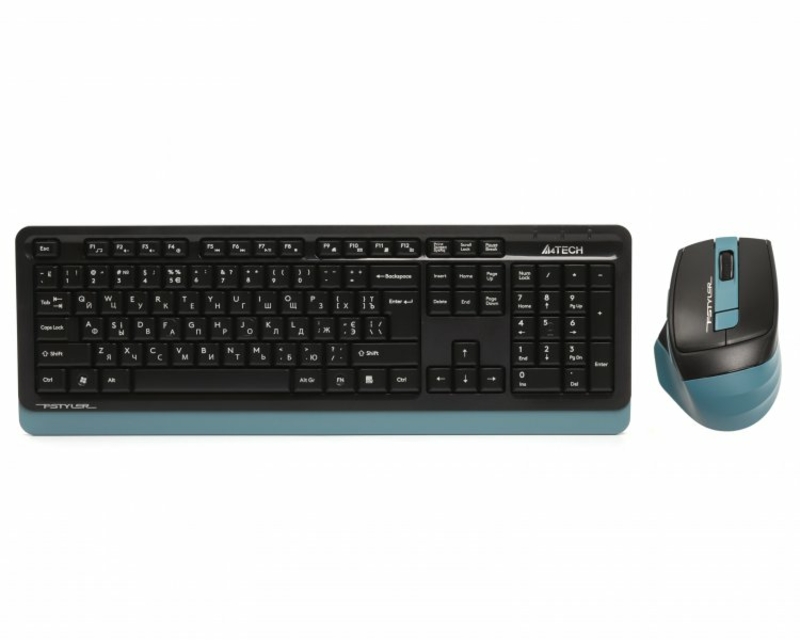 A4Tech Fstyler FG1035, комплект бездротовий клавіатура з мишою, чорний колір, photo number 2