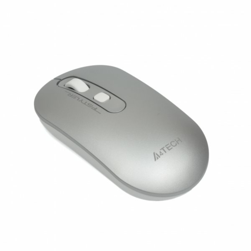 Миша бездротова A4Tech Fstyler FG20 (Icy White),  USB, колір сріблястий, фото №5