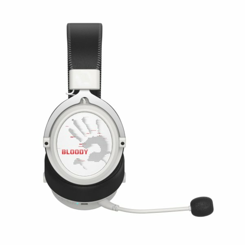 Навушники ігрові Bloody MR590 (Sport White), колір чорно-білий, фото №4