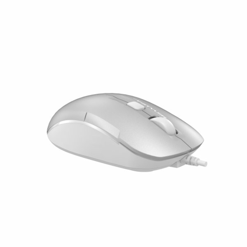 Миша A4Tech Fstyler FM26 (Icy White),  USB, колір сірий+білий, numer zdjęcia 4