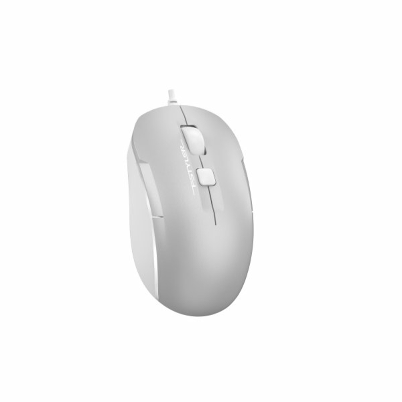 Миша A4Tech Fstyler FM26 (Icy White),  USB, колір сірий+білий, фото №9