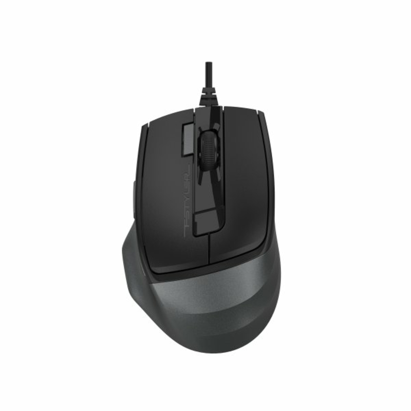 Миша A4Tech Fstyler FM45S (Stone Grey),  USB, колір чорний+сірий, фото №2