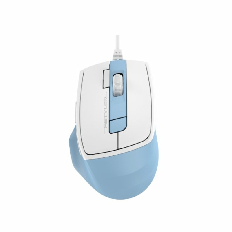 Миша A4Tech Fstyler FM45S Air (lcy Blue),  USB, колір білий+блакитний, фото №2