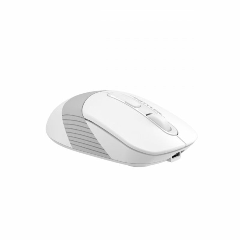 Миша бездротова A4Tech Fstyler FG10CS Air (Grayish White),  USB, колір білий+сірий, фото №4