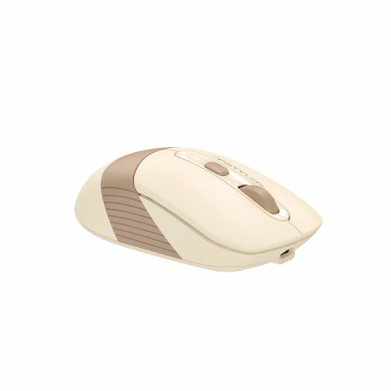 Миша бездротова A4Tech Fstyler FG10CS Air (Cafe Latte),  USB, колір бежевий, numer zdjęcia 4