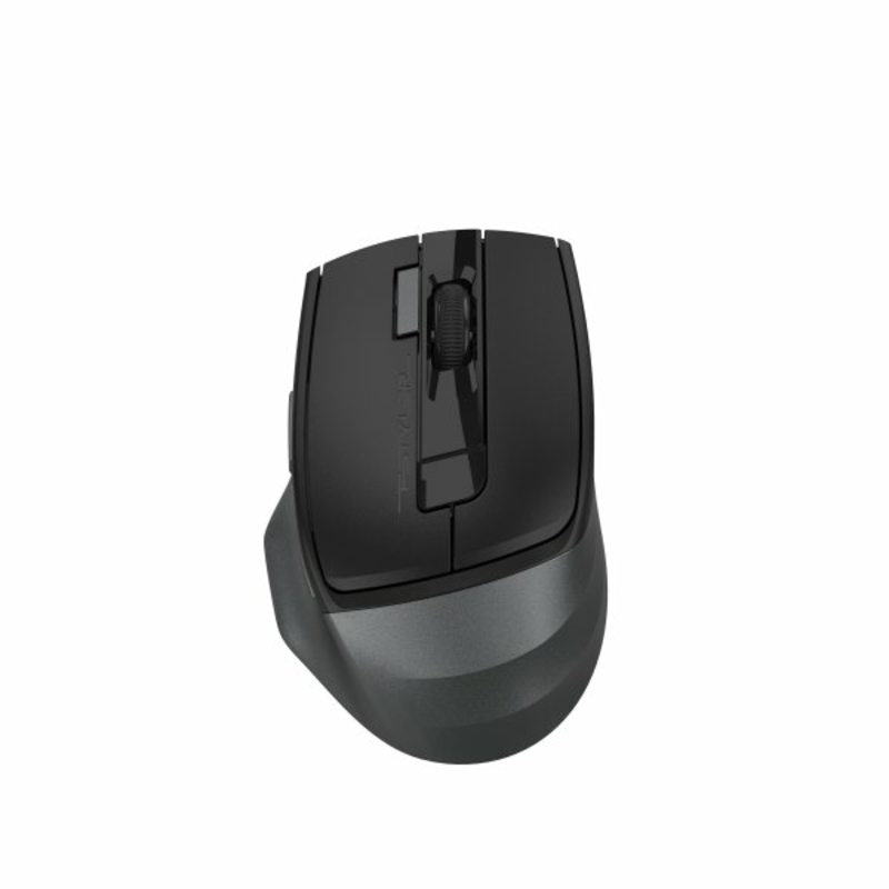 Миша бездротова A4Tech Fstyler FG45CS Air (Stone Grey),  USB, колір чорний+сірий, фото №2