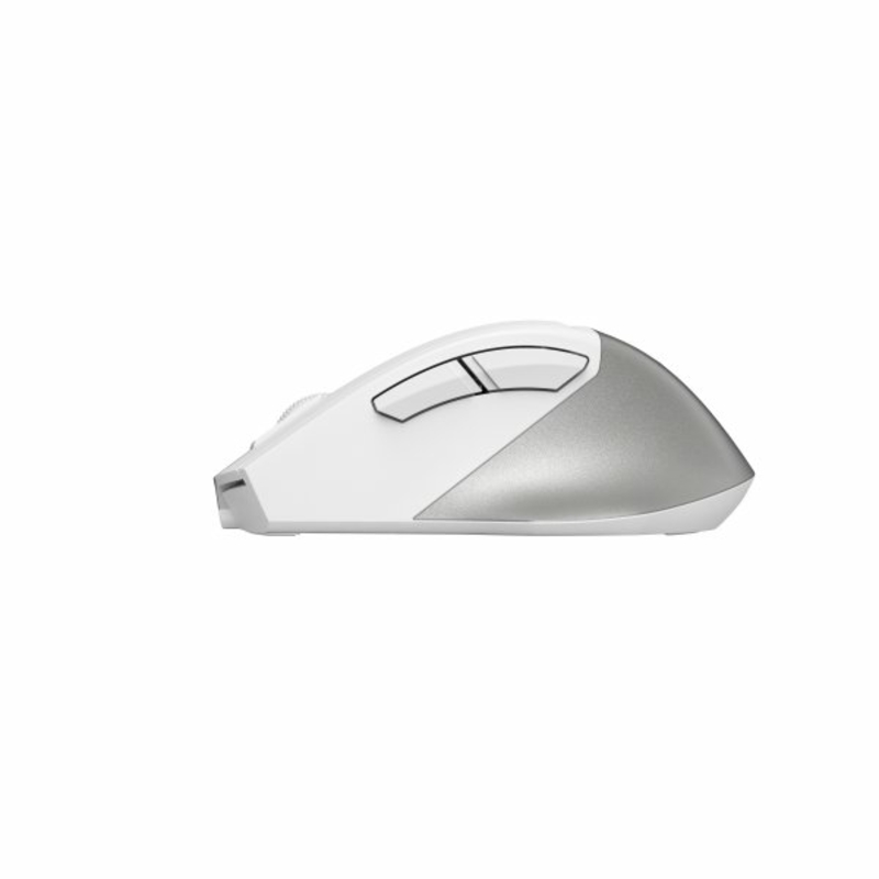 Миша бездротова A4Tech Fstyler FG45CS Air (Silver White),  USB, колір сірий+білий, фото №5