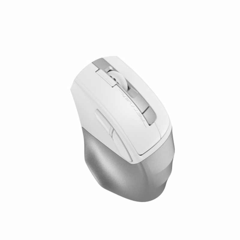 Миша бездротова A4Tech Fstyler FG45CS Air (Silver White),  USB, колір сірий+білий, фото №7