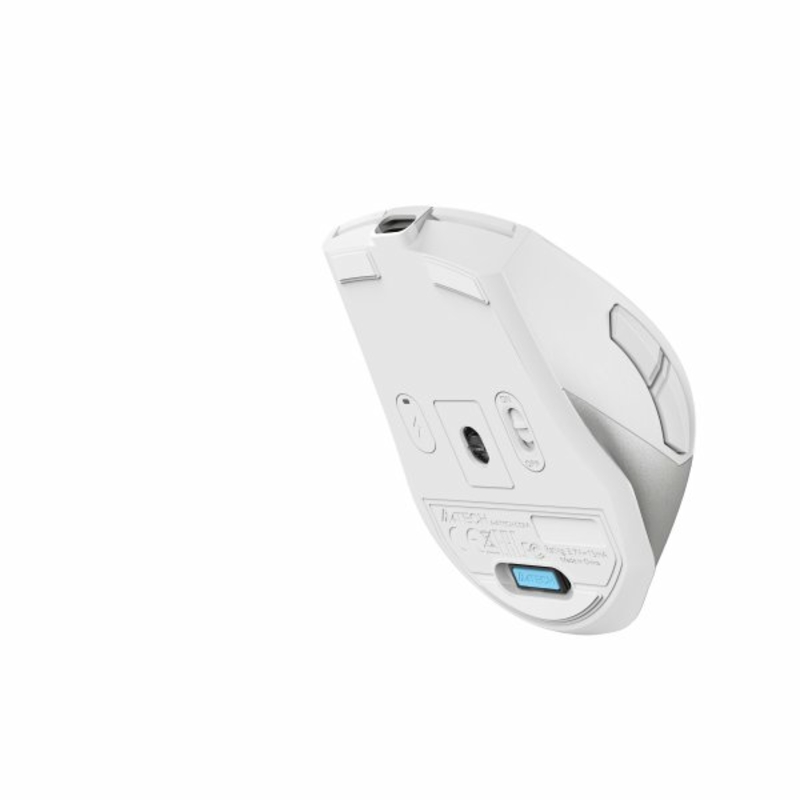 Миша бездротова A4Tech Fstyler FG45CS Air (Silver White),  USB, колір сірий+білий, фото №8