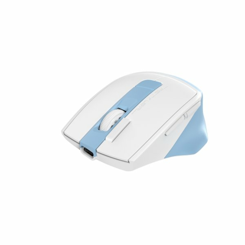 Миша бездротова A4Tech Fstyler FG45CS Air (lcy Blue),  USB, колір білий+блакитний, photo number 3