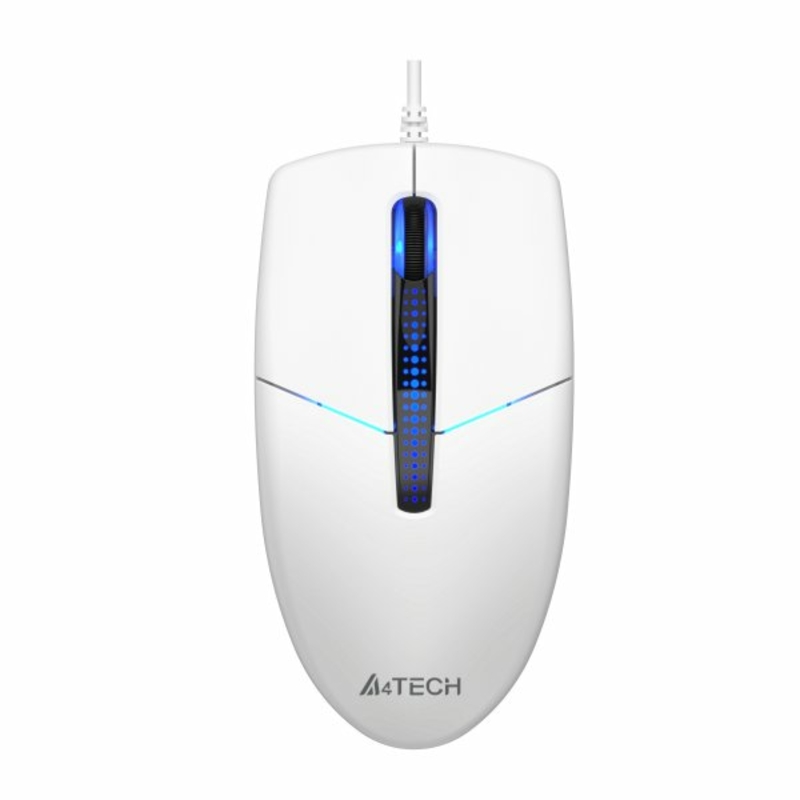Миша A4Tech N-530 (White) USB, колір білий, numer zdjęcia 2