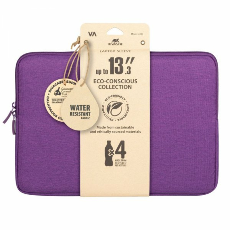 Чохол для ноутбука 13.3" Riva Case 7703 фіолетовий, фото №6