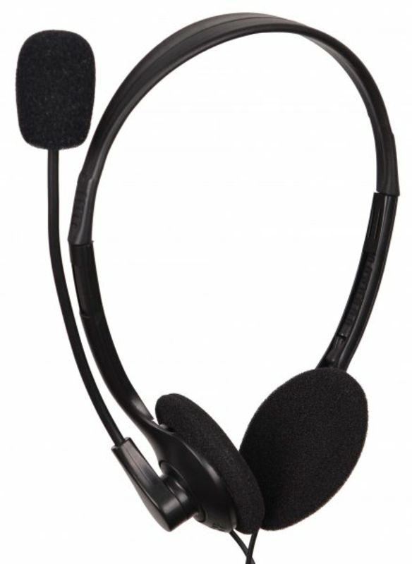 Навушники з мікрофоном Gembird MHS-123, стерео з регулятором гучностi, чорний колір, фото №2