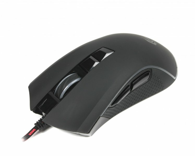 Оптична ігрова мишка Gembird MUSG-301, USB інтерфейс, 3200 dpi, чорна, фото №3