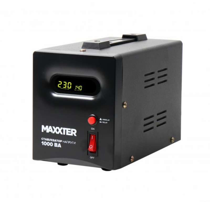 Автоматичний регулятор напруги Maxxter MX-AVR-S1000-01, photo number 2
