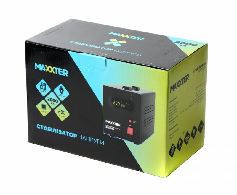 Автоматичний регулятор напруги Maxxter MX-AVR-S2000-01, photo number 4