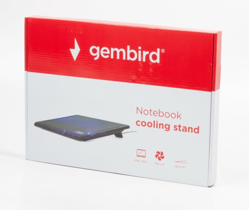 Підставка під ноутбук Gembird NBS-2F15-01, чорна, numer zdjęcia 6