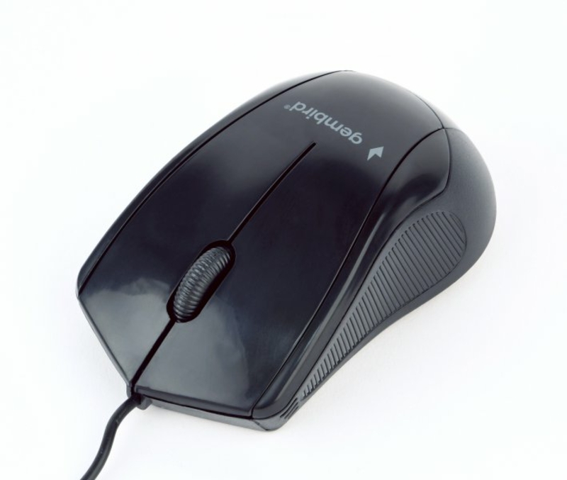 Оптична мишка Gembird MUS-3B-02, USB інтерфейс, чорний колір, фото №2