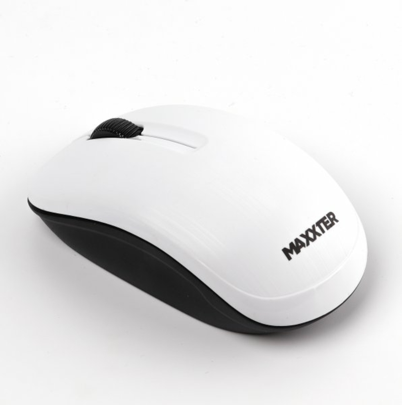 Мишка бездротова Maxxter Mr-333-W, біла, фото №4