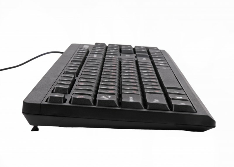 Клавіатура дротова Maxxter KB-112-U, USB, чорного кольору, фото №4
