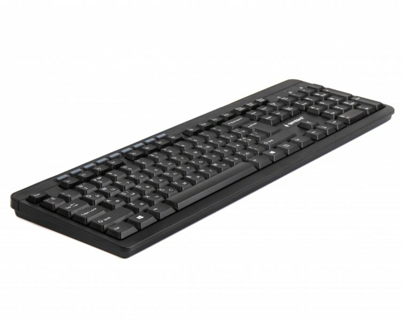 Клавіатура мультимедійна Gembird KB-UM-106-UA, українська розкладка, USB, чорний колір, фото №3