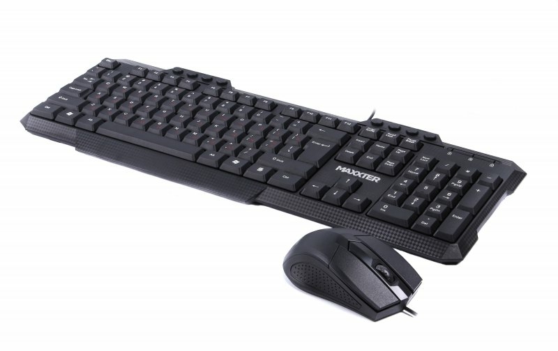 Дротовий комплект Maxxter KMS-CM-02-UA (клавіатура + мишка), мультимедійні клавіші, фото №4