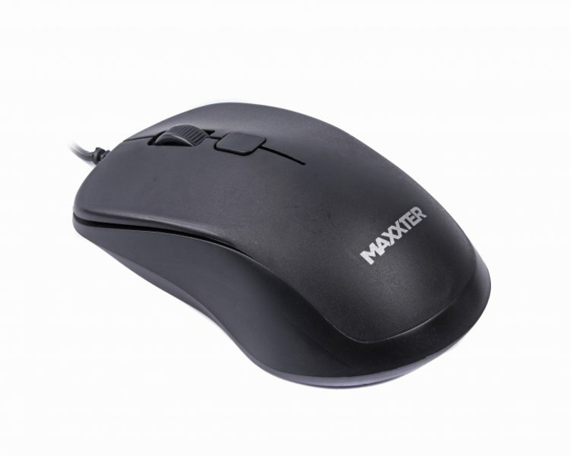 Миша дротова Mc-3B01, оптична, 3 кнопки, USB, чорна, numer zdjęcia 4