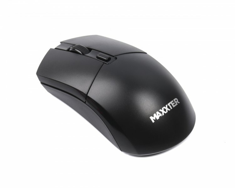 Миша Maxxter Mr-403 бездротова, 4 кнопки, оптична, 1600 DPI, USB, чорний, numer zdjęcia 4