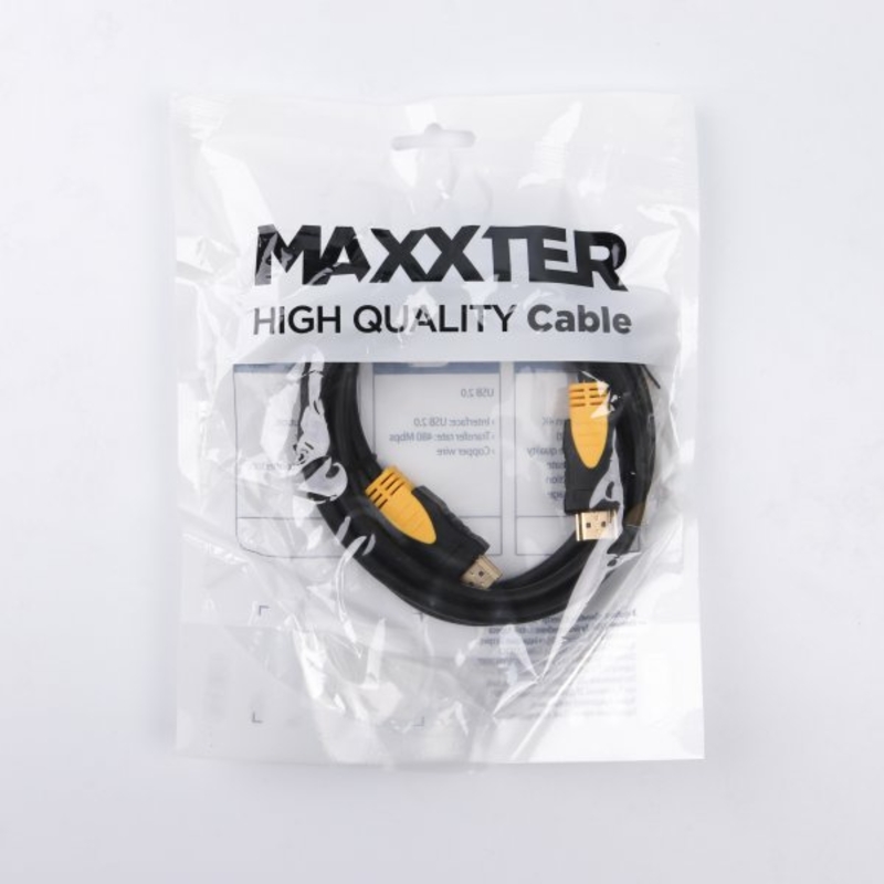 Кабель Maxxter VP-HDMI-1M, V 2.0, довжина 1м., numer zdjęcia 3