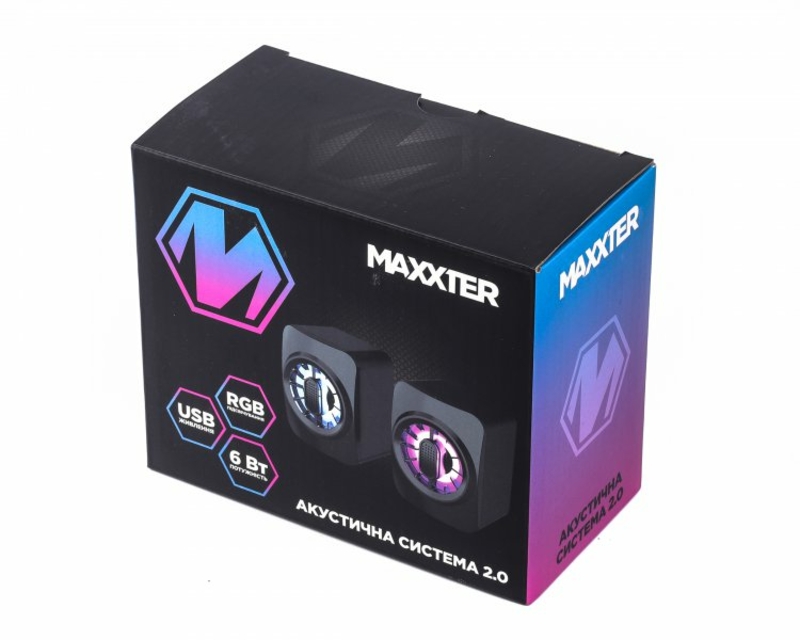 Колонки акустичні Maxxter CSP-U005RGB, фото №6