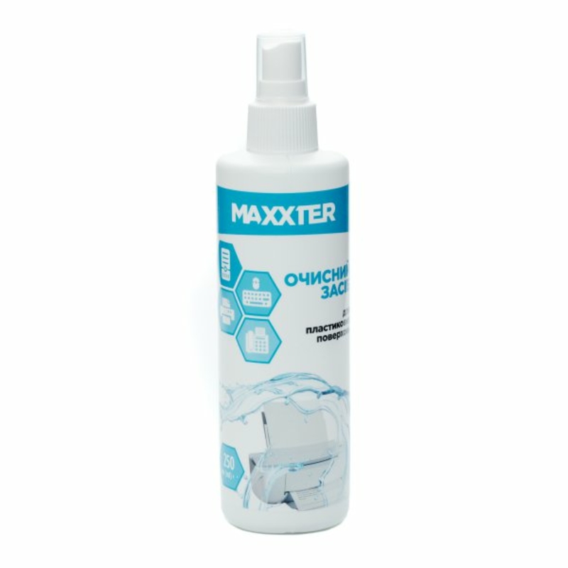Очисний спрей для пластику Maxxter CS-PL250-01, 250 мл