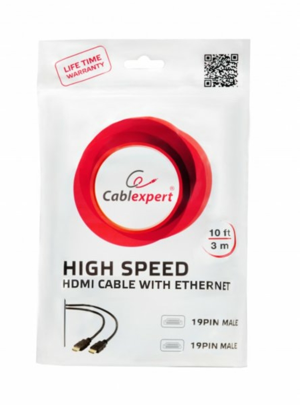 Кабель Cablexpert CC-HDMI4-10, HDMI V.2.0, 4К 60 Гц, вилка/вилка, з позолоченими контактами, 3 м, фото №5