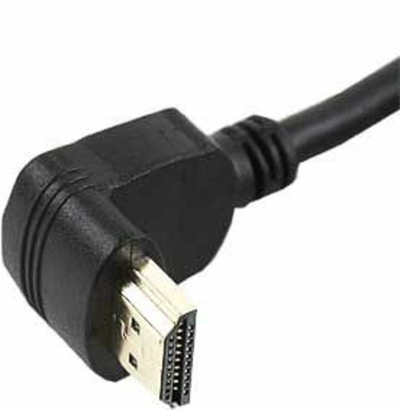 Кабель Cablexpert CC-HDMI490-10, HDMI V.1.4 вилка/кутова вилка, з позолоченими контактами, 3 м, numer zdjęcia 4