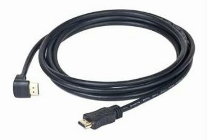 Кабель Cablexpert CC-HDMI490-15, HDMI V.1.4 вилка/кутова вилка, з позолоченими контактами, 4.5 м, numer zdjęcia 3