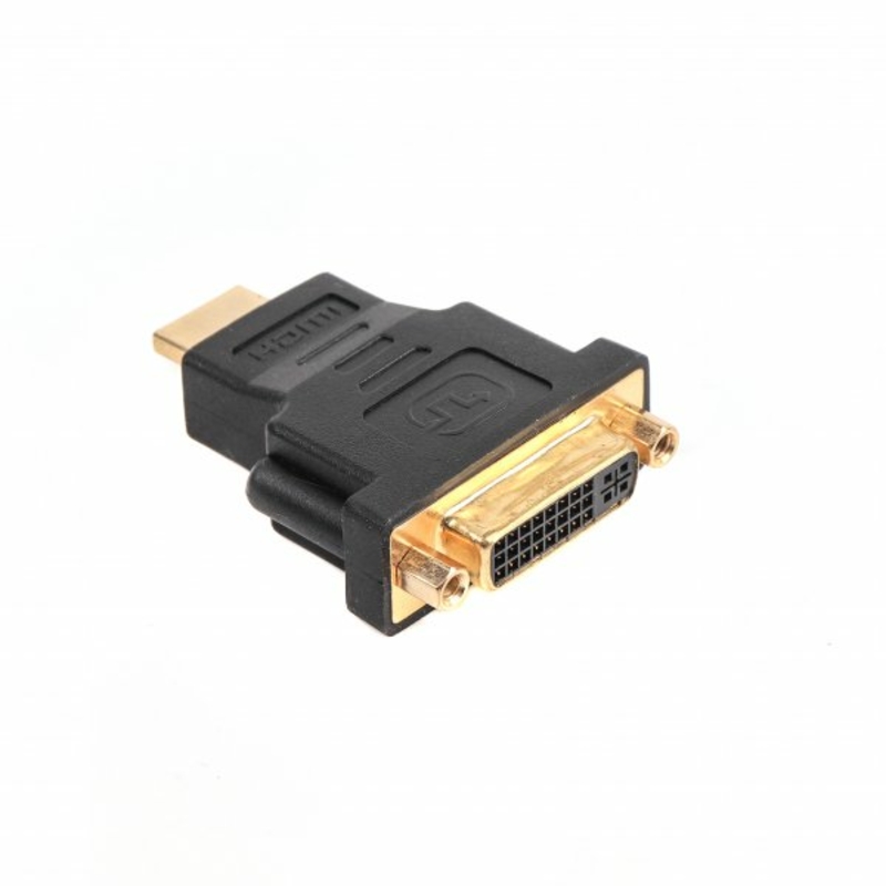Адаптер Cablexpert A-HDMI-DVI-3, HDMI тато /DVI мама, позолочені контакти, фото №3