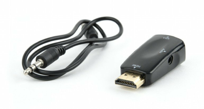 Перетворювач цифрового HDMI сигналу в VGA відео Cablexpert A-HDMI-VGA-02, numer zdjęcia 4