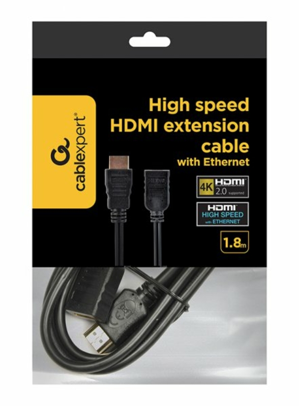 Кабель-подовжувач Cablexpert CC-HDMI4X-6, HDMI v 2.0, 1.8 м, numer zdjęcia 4
