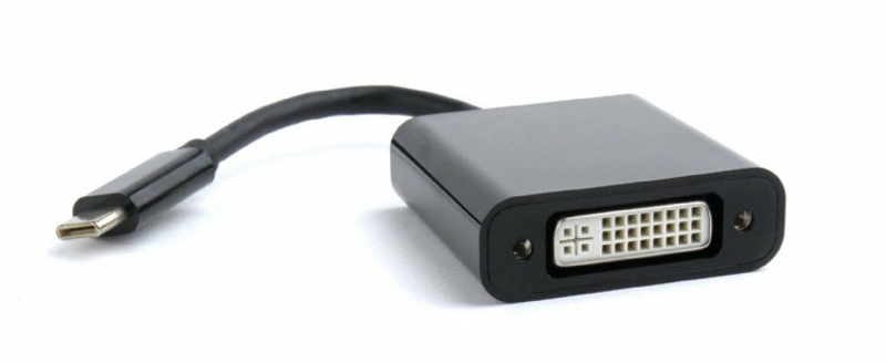 Адаптер-перехідник USB Type-C на DVI Cablexpert A-CM-DVIF-01, photo number 2