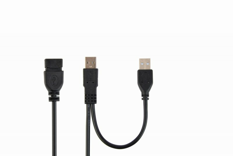 Подовжувач Cablexpert CCP-USB22-AMAF-3, преміум якість, подвійний USB 2.0 A-папа/A-мама, 0.9 м, numer zdjęcia 2